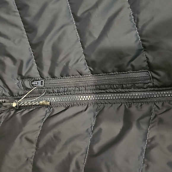 Lands' End Black Women's Puffer Jacket - Picture 3 of 11